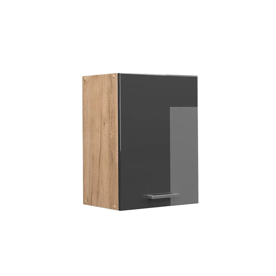 Vicco Hängeschrank R-Line Küchenschrank Anthrazit Hochglanz und Goldkraft Eiche, Breite: 45 cm - Bild 2