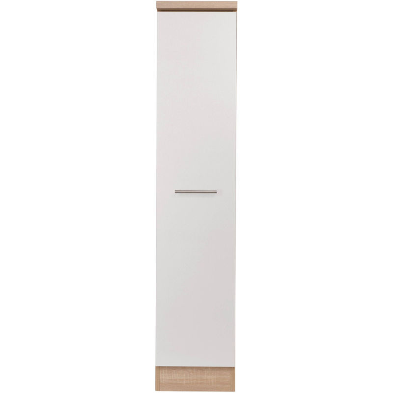 Respekta Apothekerschrank Merle Küchenschrank Weiß Eiche Sägerau B/H/T: 30 x 145 x 60 cm - Bild 3