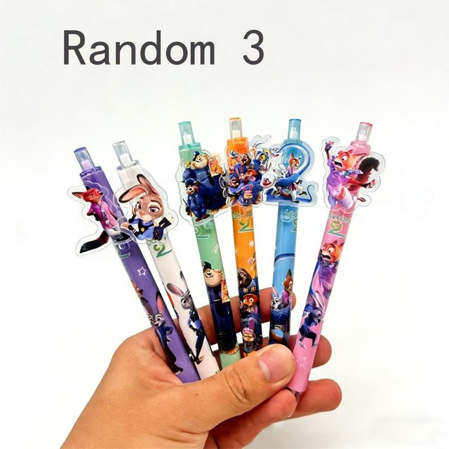 Disney Zootopia 2 Kugelschreiber mit Acryl-Aufnähern und Stickern in Mehrfarbig - Bild 1