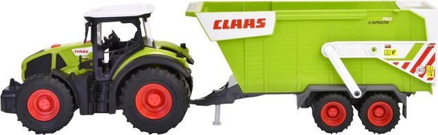 Dickie Toys Claas Traktor mit Anhänger Modell ab 3 Jahren - Bild 1