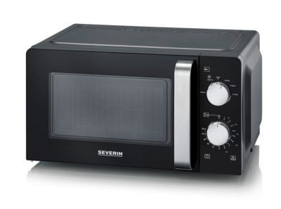 Severin Mikrowelle MW 7886 Schwarz, 700 W, 17 l, B/T/H: 44,0 x 32,0 x 24,0 cm - Bild 3
