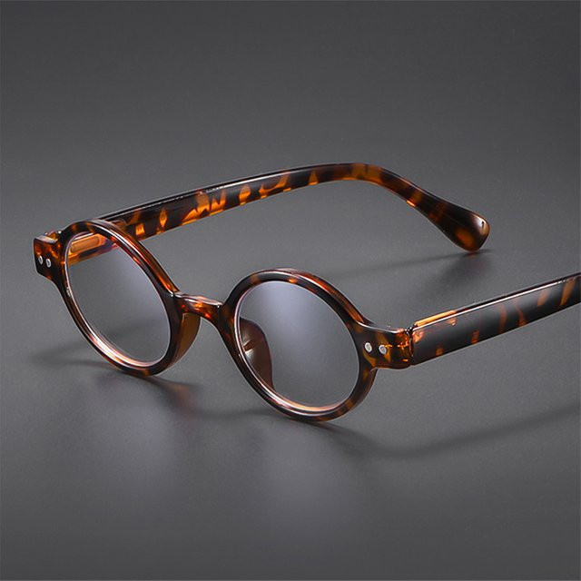 ONEVAN Lesebrille, Rund, Vollrand, Kunststoff, Rot, Unisex - Bild 1