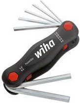 Wiha Multitool PocketStar Sechskant 7-teiliges Set aus Chrome Vanadium in Schwarz - Bild 1