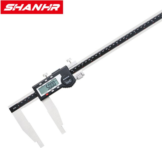 SHANHR Digitaler Messzirkel IP54 aus Edelstahl in Silber mit 0,01 mm Genauigkeit - Bild 1