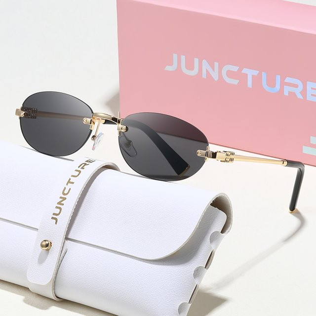 JUNCTURE Sonnenbrille Oval, randlos, Metall, Unisex - Bild 1