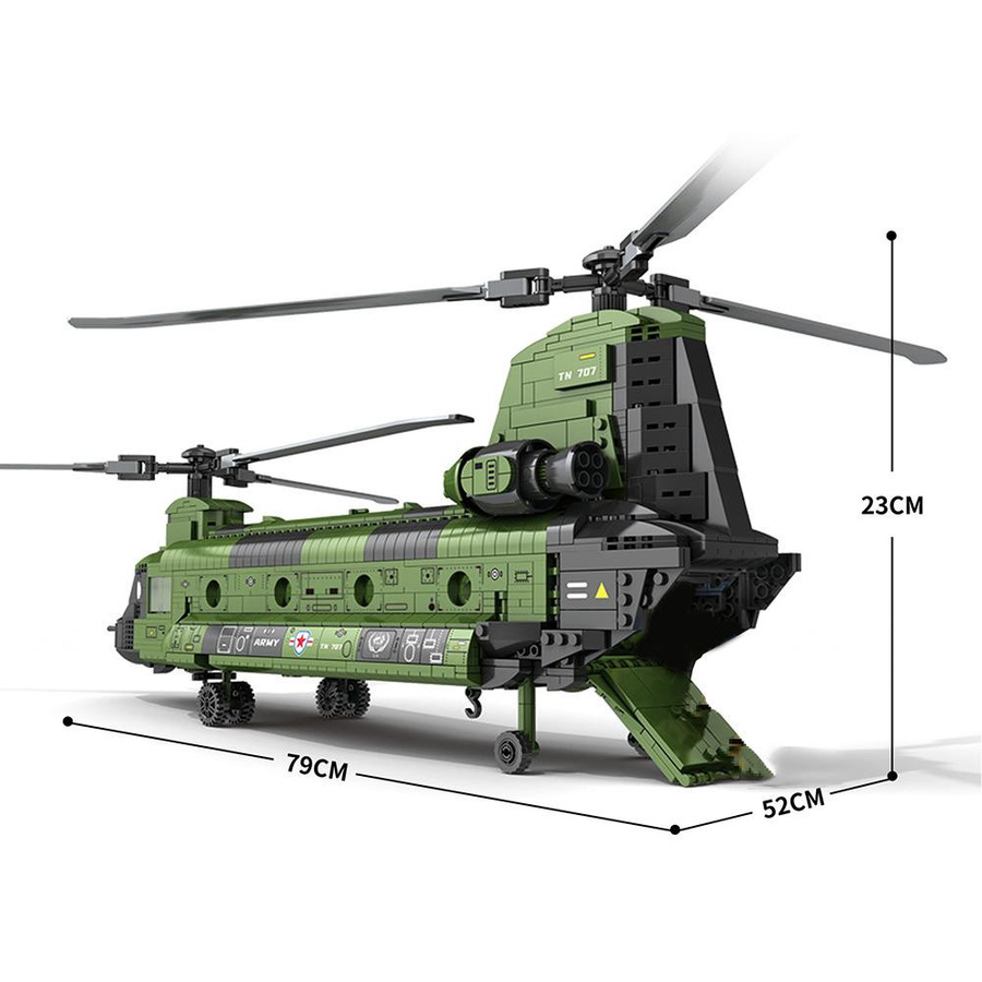 Linyi toy Konstruktionsset Militär Flugzeuge ab 14 Jahren - Bild 3