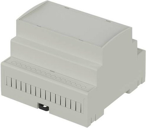 Bopla CombiNorm-Control CNC 87.5 Hutschienen-Gehäuse aus ABS in Lichtgrau (RAL 7035), B/T/H: 89,2 x 89,8 x 6,53 cm - Bild 1
