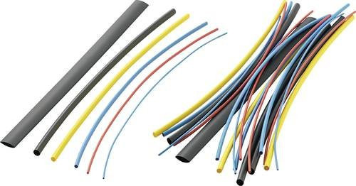 TRU Components Schrumpfschlauchsortiment Bunt, 28 Stück, Schrumpfrate 2:1, 9,50 mm bis 0,60 mm - Bild 1