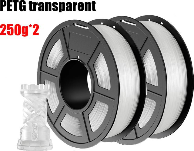 Filajoy3D PETG-Filament für FDM-Drucker, 1,75 mm, Transparent, 500 g - Bild 1