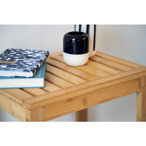 WENKO Badhocker Bambusa aus Bambus in Braun, B/H/T: 40 x 30 x 46 cm - Bild 2