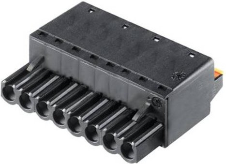 Weidmüller Buchsengehäuse-Kabel BL/SL Schwarz, Polzahl 15, Rastermaß: 5.08 mm, 24 Stück - Bild 1