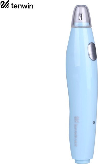 Tenwin Elektrisches Radiergummi-Set mit 16 Nachfüllungen, wiederaufladbarer Radiergummi mit Ein-Knopf-Steuerung in Weiß und Blau - Bild 1