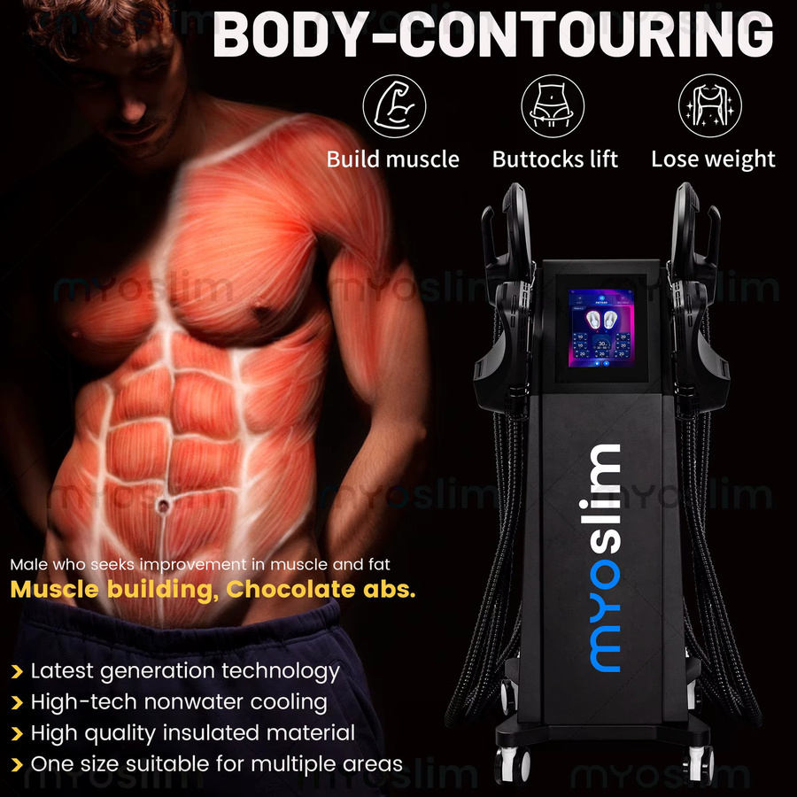 MYOSLIM EMS RF 6500W Körper-Abnehm-Maschine, Unisex, Schwarz - Bild 2