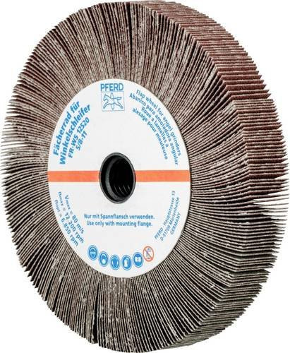 PFERD Lamellenschleifrad FR WS für Winkelschleifer, Durchmesser: 125 mm, Farbe: Braun, 2 Stück - Bild 1