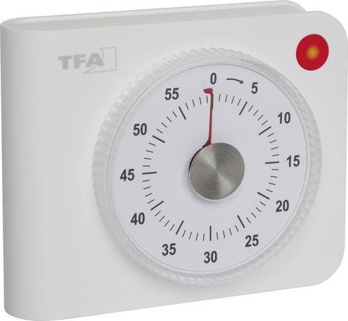 TFA Dostmann Elektronischer Timer in Weiß - Bild 1