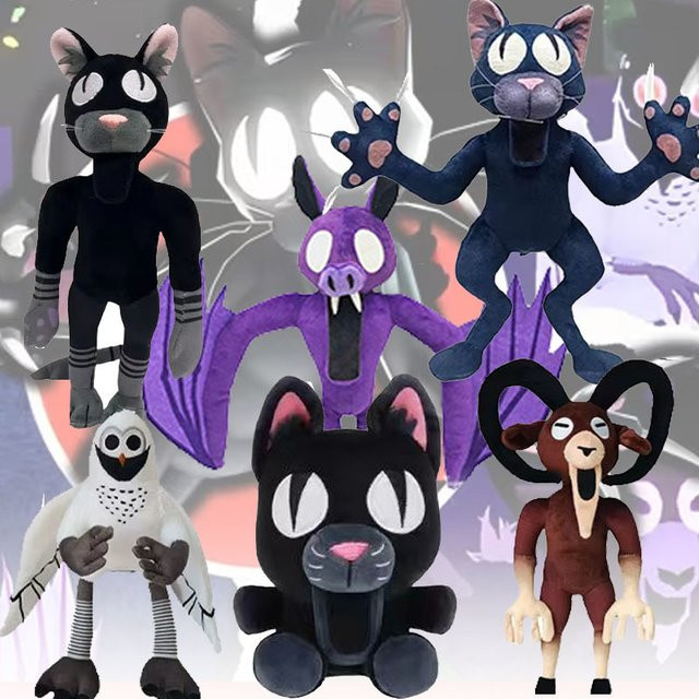 Bandai 99 Nächte im Wald Die Katze, Plüschfigur, Schwarz - Bild 1
