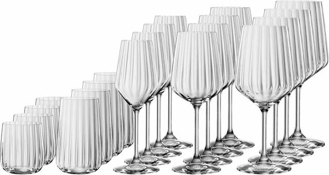 Spiegelau Lifestyle Wein- und Bargläser-Set, 20-teilig, transparentes Kristallglas - Bild 1