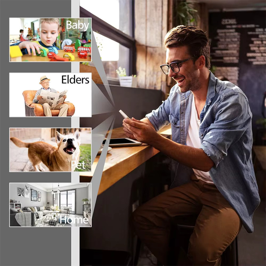 CUGUU WiFi Mini Kamera HD 1080P Video Recorder mit Bewegungserkennung und Fernbedienung in Schwarz - Bild 4