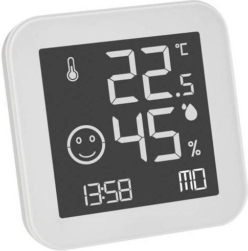 TFA Dostmann BLACK & WHITE Thermo-Hygrometer in Weiß - Bild 1