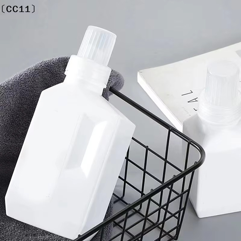 KuZHEN Aufbewahrungsbehälter für Weichspüler, Shampoo oder Spülmittel in Grau und Weiß, Volumen: 400 ml, 600 ml und 1000 ml - Bild 3