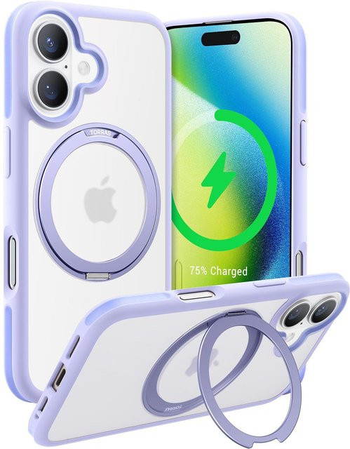 TORRAS R Fusion Series Handyhülle für iPhone 16 in Purple - Bild 1
