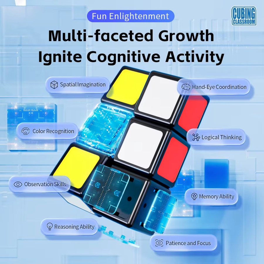 MOYU Speed Cube 1x2x3 2x2x3 Black Magic Cube Puzzle Cubes, Professionelle Puzzles - Bild 3