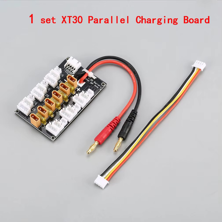 YSIDO XT30 Parallel-Ladekarte für Li-Ion Packs und Lipo Batterien, kompatibel mit Imax B6 Ladegeräten für RC Drohnen und Autos - Bild 4