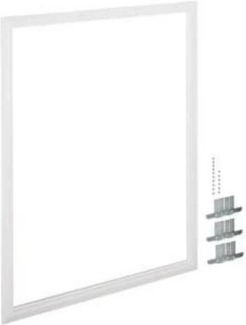 Hager FZ33B Blendrahmen universell 3-feldig aus Metall in Weiß für Schrankgröße B: 110 cm, H: 80 cm - Bild 1