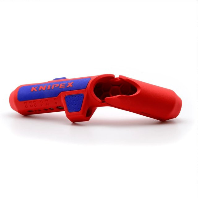 KNIPEX ErgoStrip Universal-Abisolierwerkzeug für Rechtshänder, 135 mm, 16 95 01 SB - Bild 1