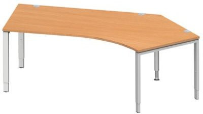 Schäfer Shop Genius Winkelschreibtisch MODENA FLEX 135 Grad Buche, Breite: 216,5 cm, Ansatz rechts - Bild 1