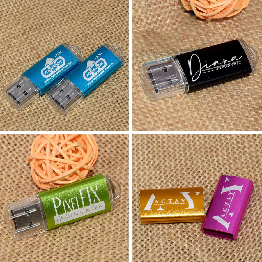 KFHIREW USB-Stick Set 10er Los in Multicolor mit verschiedenen Speicherkapazitäten von 256MB bis 128GB - Bild 3