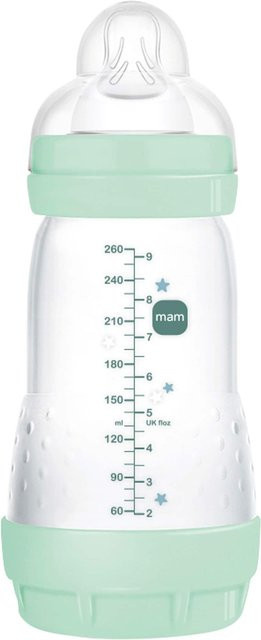 MAM Babyflasche Easy Start Anti-Kolik mit Silikon Sauger in Grün, 260 ml - Bild 1