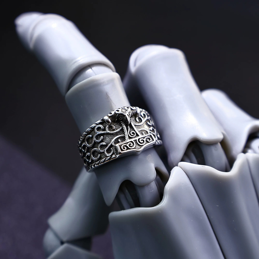 LENNIK Ring, versilberter Kupfer, Herren - Bild 3