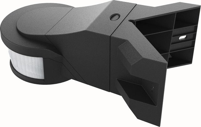 LED's light 3in1 LED Bewegungsmelder mit 270° Erfassungswinkel, IP44 Außenleuchte für Wand und Decke, Schwarz - Bild 1