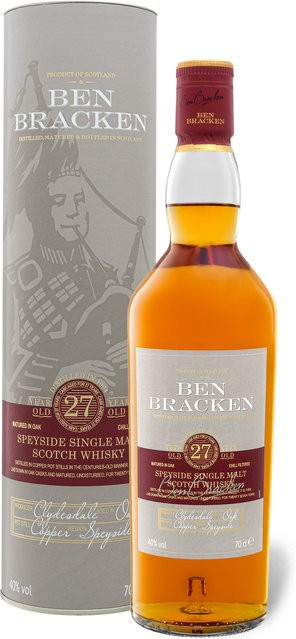 Ben Bracken Speyside Single Malt Scotch Whisky 27 Jahre 0,7 l - Bild 1