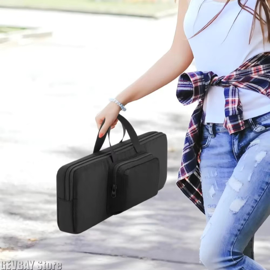 Schutzhülle für Logitech MX Keys S und MX Keys Tastaturen, Reise-Aufbewahrungstasche in Schwarz - Bild 3