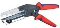 Knipex Kunststoffschere 95 02 21 in Schwarz für Kabelkanäle und Mehrkomponenten-Hüllen - Bild 1