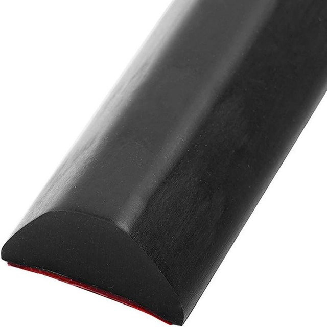 Tianran Silikon Duschschwelle Wasserstopper als Trennung für Nass- und Trockenbereich, Schwarz, Länge: 200 cm - Bild 1