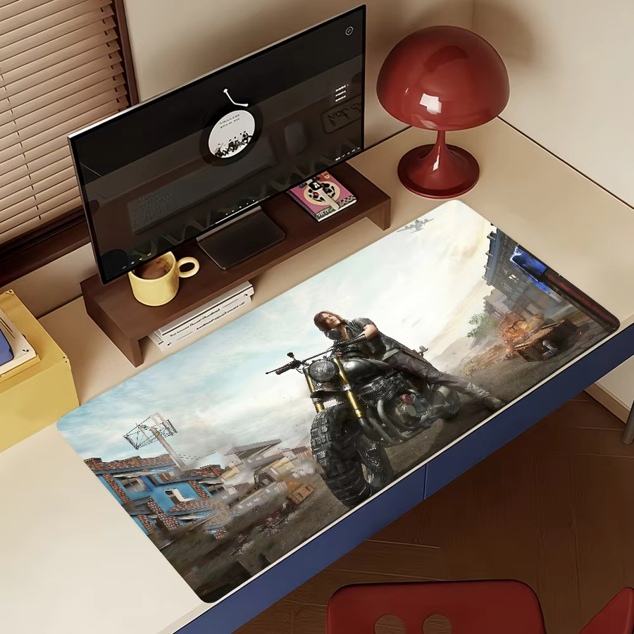 Norman Reedus Walking Dead Mauspad Multicolor rutschfeste Schreibtischunterlage aus Gummi für PC und Laptop - Bild 4