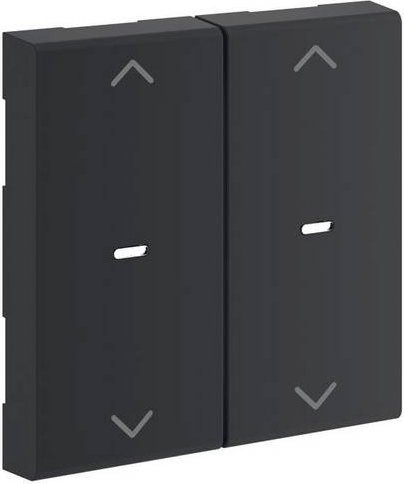 Hager Elektro-Sockelleisten-Zubehör Wippe Schwarz GW2AC9011 - Bild 1