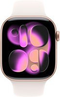 Apple Smartwatch, GPS + Cellular, 46 mm, Titan, Gold, Pink, Unisex - Bild 2