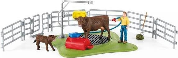 Schleich Farm World Kuh Waschstation - Bild 1