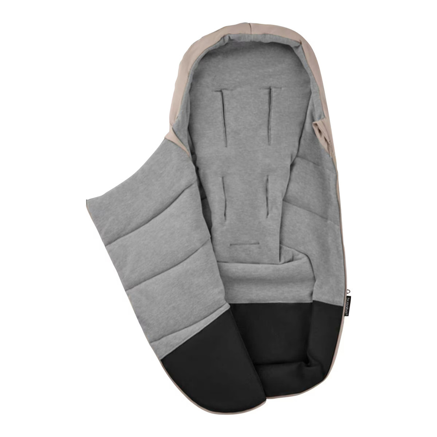 Bugaboo Fußsack Natur mit Fleece-Futter und reflektierenden Details - Bild 2