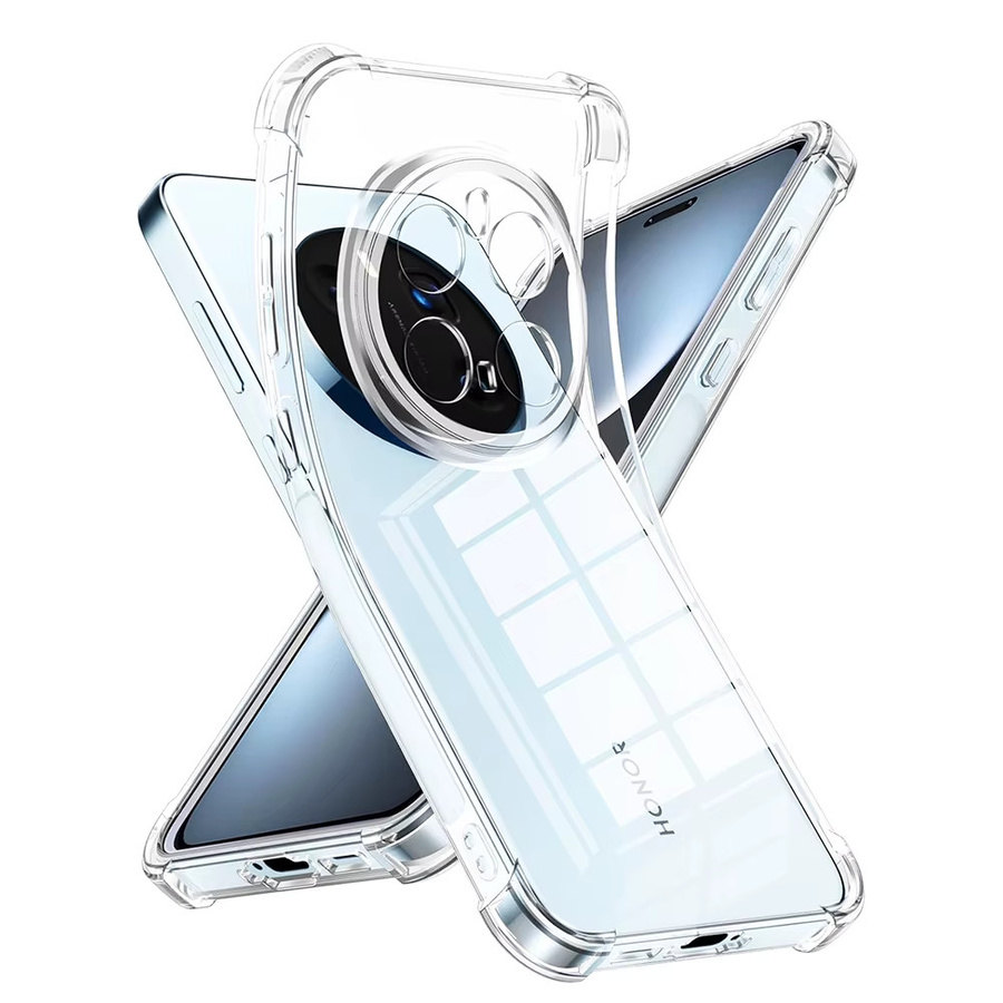 Stoßfeste Silikonhülle für Huawei Honor Magic 7 6 5 4 3 Pro Lite Ultimate 5G in Transparent - Bild 2