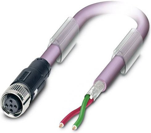 Phoenix Contact 1518070 Sensor-Aktor-Datensteckverbinder M12 Buchse gerade mit 2 Polen und 5,00 m Kabellänge - Bild 1