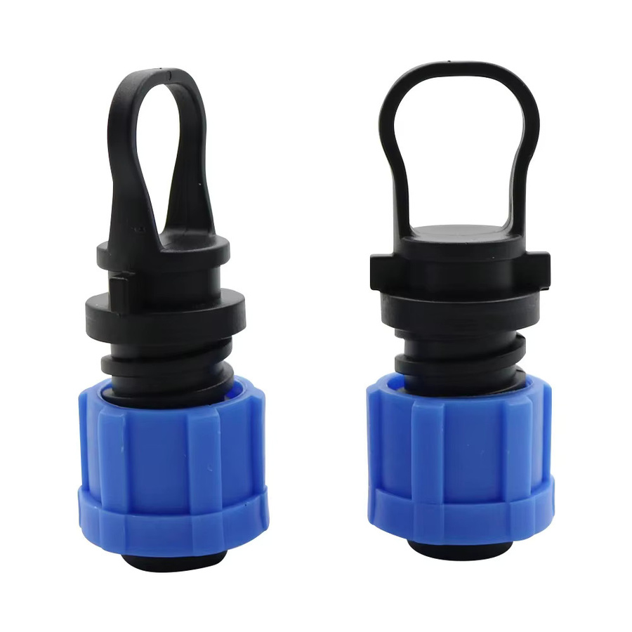 10 Stück Adhere To Fly Tropfband Endstecker 16mm Blau für Gartenbewässerung und Gewächshaus - Bild 4