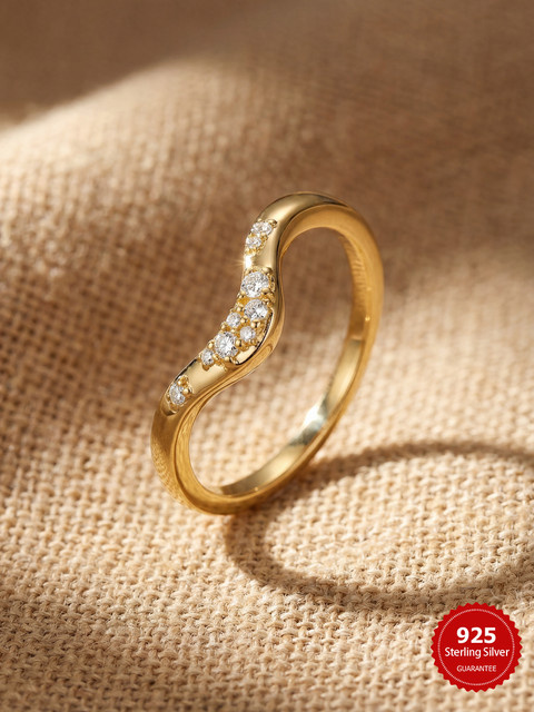 Ring 925 Silber, Zirkonia, Damen - Bild 1