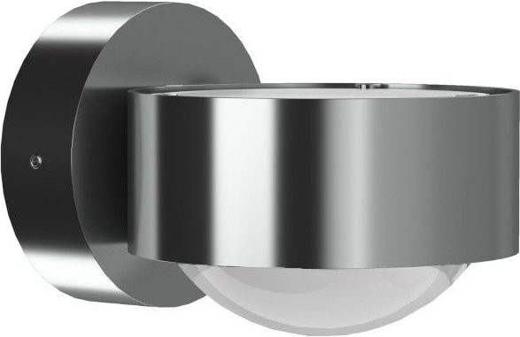 Top Light Puk Mini LED-Wandleuchte in Chrom und Glas mit warmweißem Licht (2700K) - Bild 1