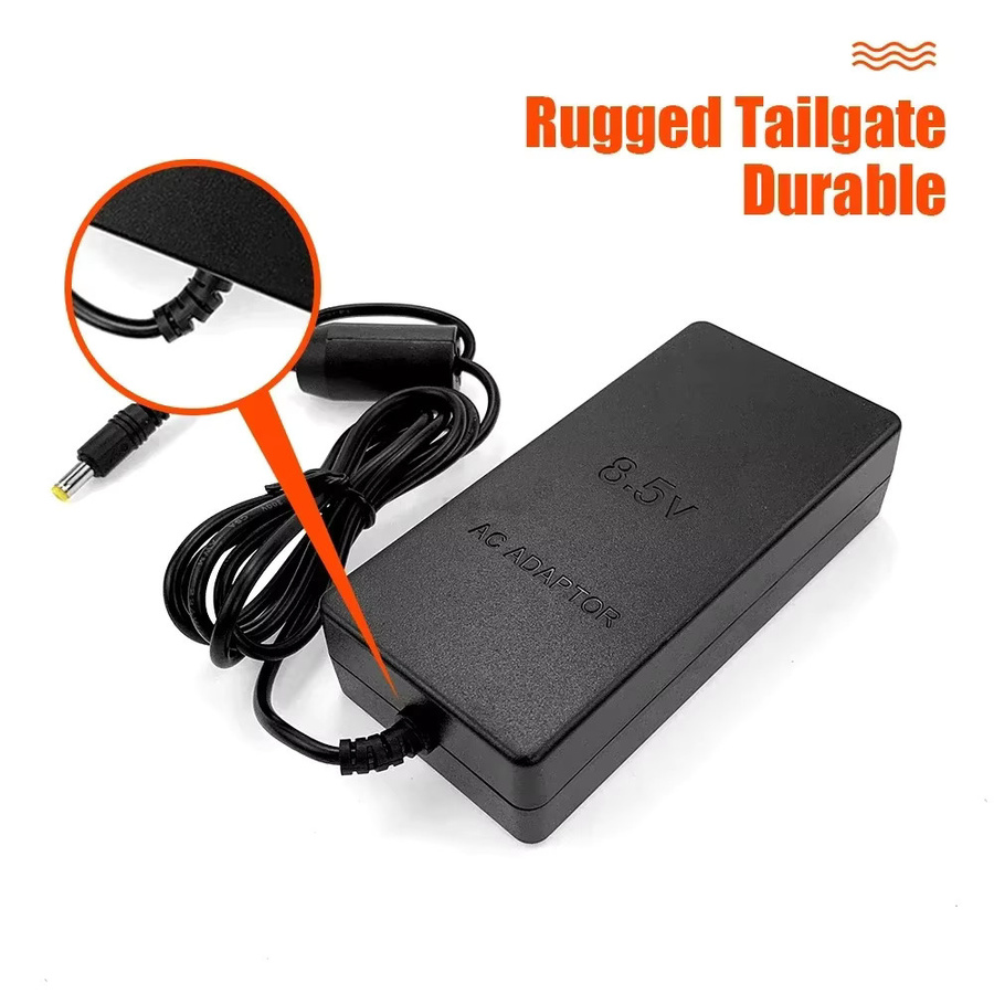 MBCHIPS MC Netzteil AC-Adapter für PlayStation 2 Slim 70000 Serie, 8,5V DC, Schwarz - Bild 3