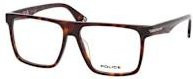 Police VPLU 57 Korrektionsbrille, Quadratisch, Vollrand, Braun, Herren - Bild 1
